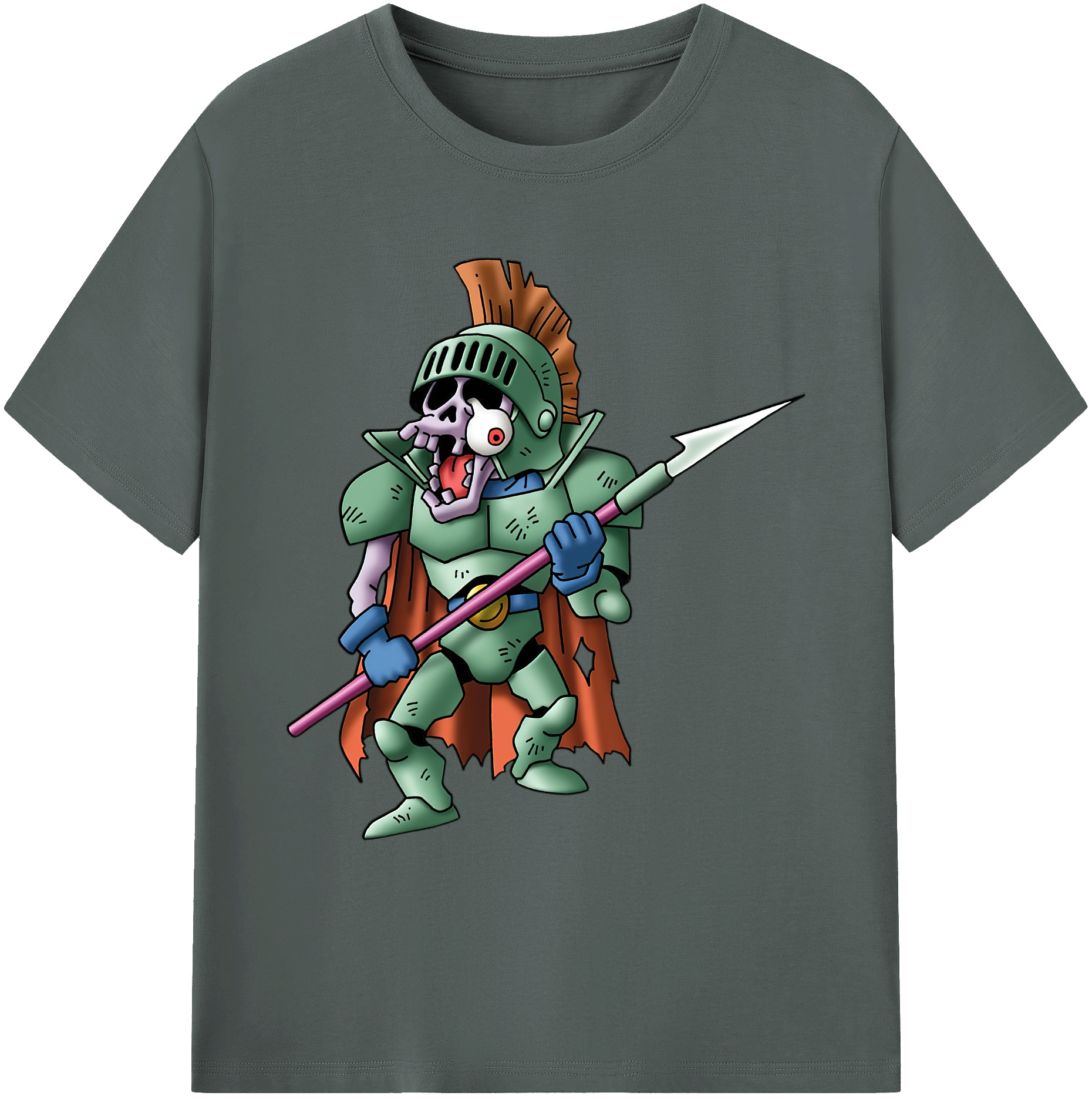 （画像用） ドラゴンクエスト Doragon Kuesuto Dragon Quest 綿100％ メンズ半袖Tシャツ｜肌触りやわらか＆通気性